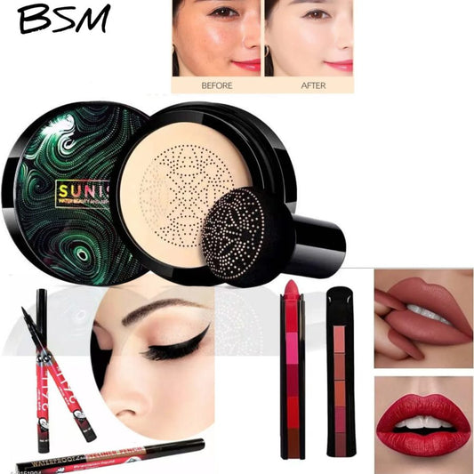 Waterproof SUNISA foundation, mushroom head cushion, moisturizing BB CC cream.